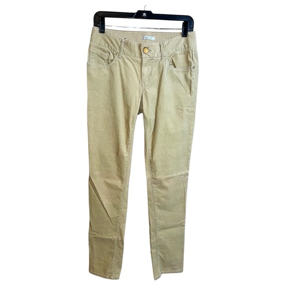 Banana Republic Pants - Banana Republic Pants Women’s Size 4 Tan Khaki Straight Corduroy Long 28x32